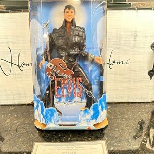 Mattel Elvis Presley Collectible Doll - Black and Blue